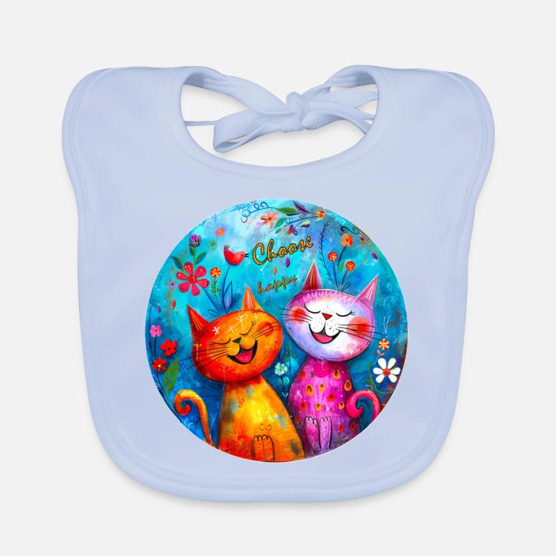 Happy Cats Organic Baby Bibs