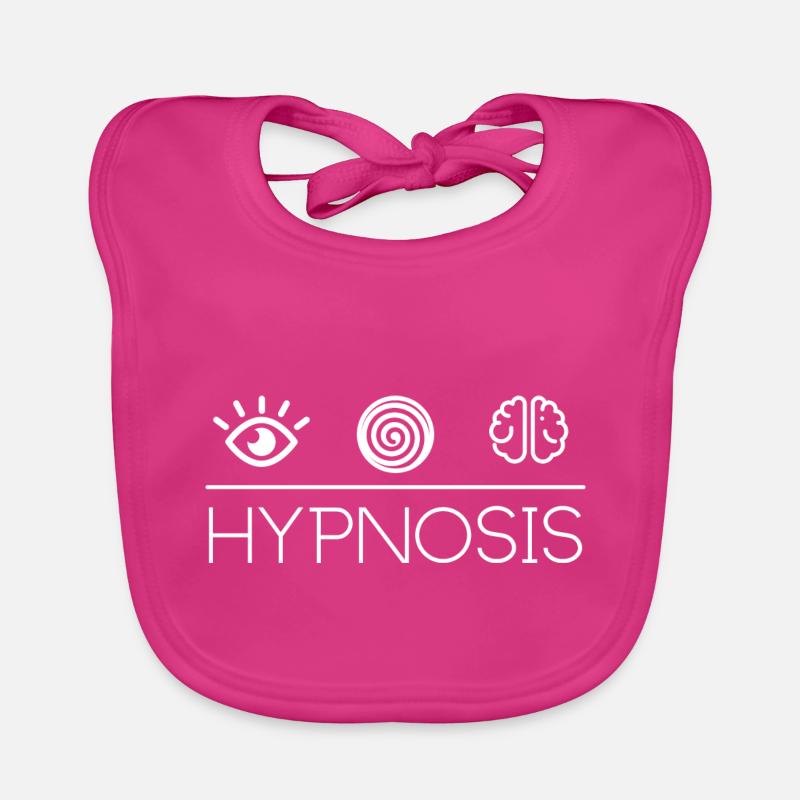 Hypnosis Hypnose - Bavoir bio Bébé - fuchsia