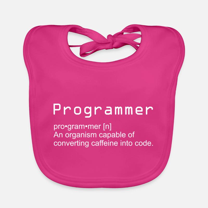 Programmers program nerd geek gift Organic Baby Bibs