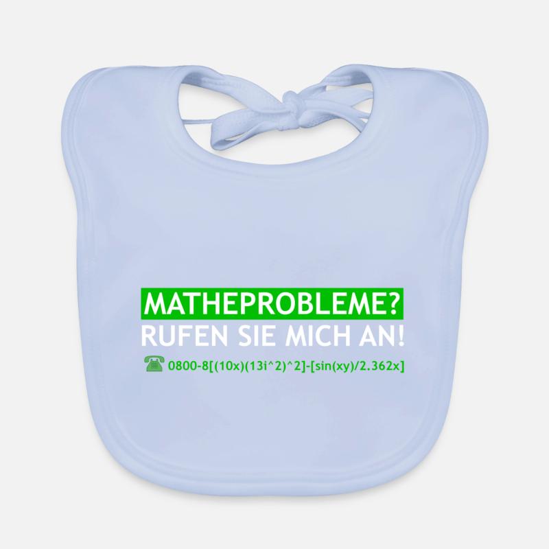 Math Math Math Teacher Cadeau Algèbre Bavoir bio Bébé