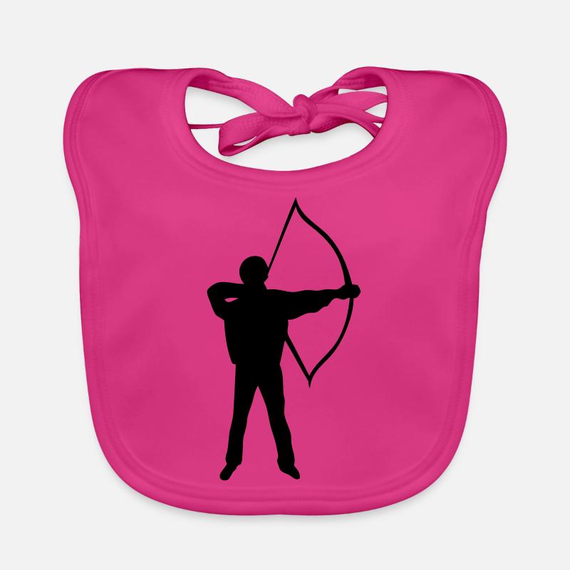 archery archery logo Organic Baby Bibs