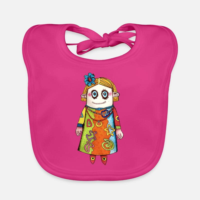 Vauda the doll Organic Baby Bibs