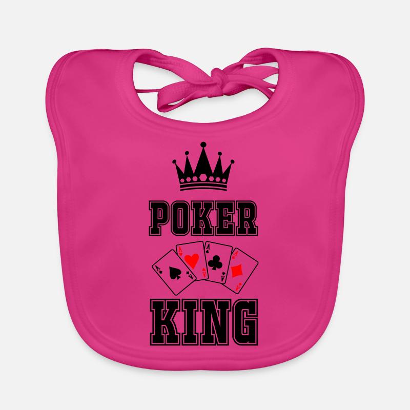 Roi du poker Bavoir bio Bébé