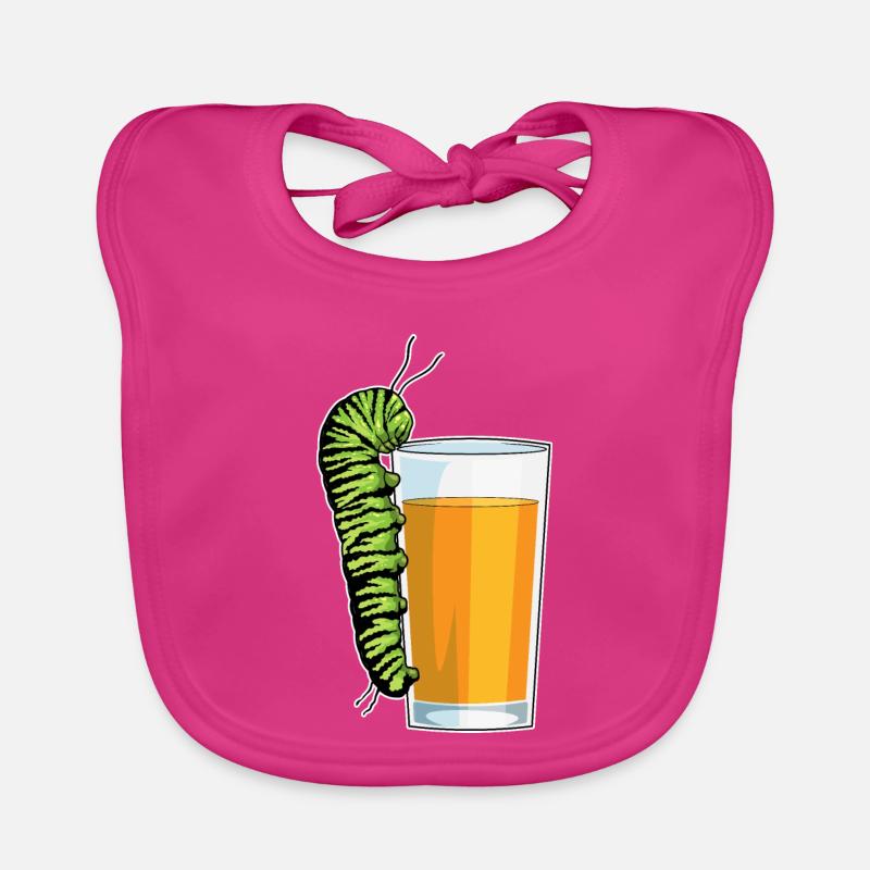 Raupe Saft Baby Bio-Lätzchen