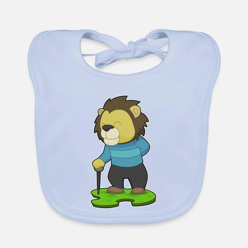 Bâton de marche Leo Pensioner Bavoir bio Bébé