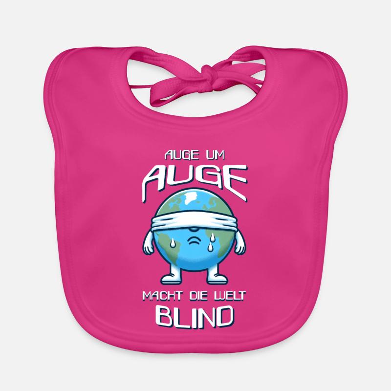 An eye for an eye Organic Baby Bibs