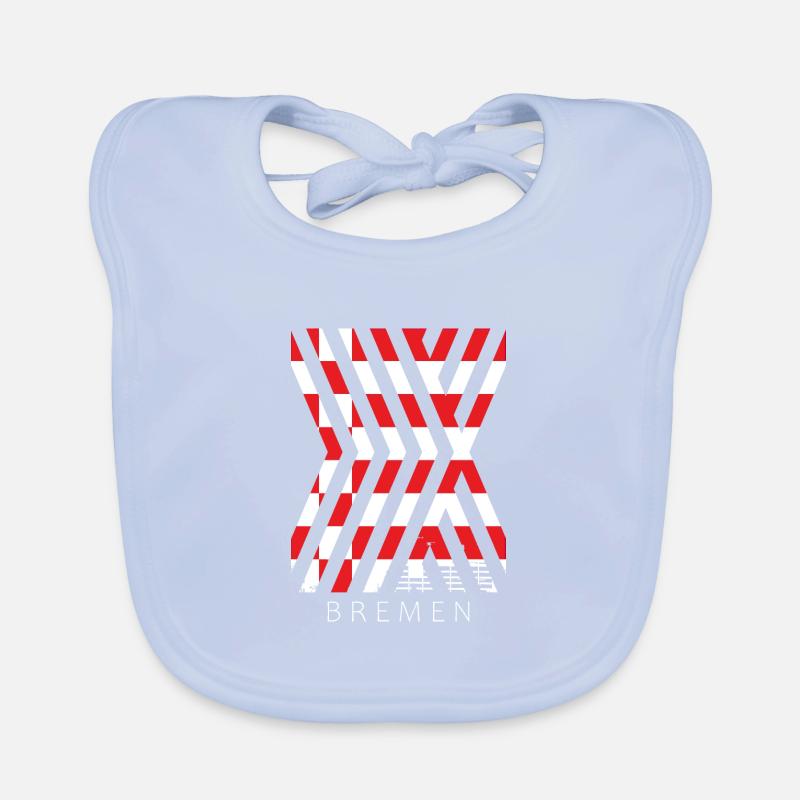 Drapeau de Brême Drapeau de Brême Bavoir bio Bébé