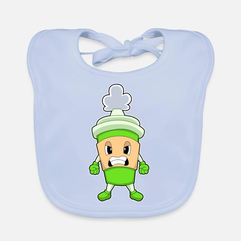 Mauvais café Bavoir bio Bébé