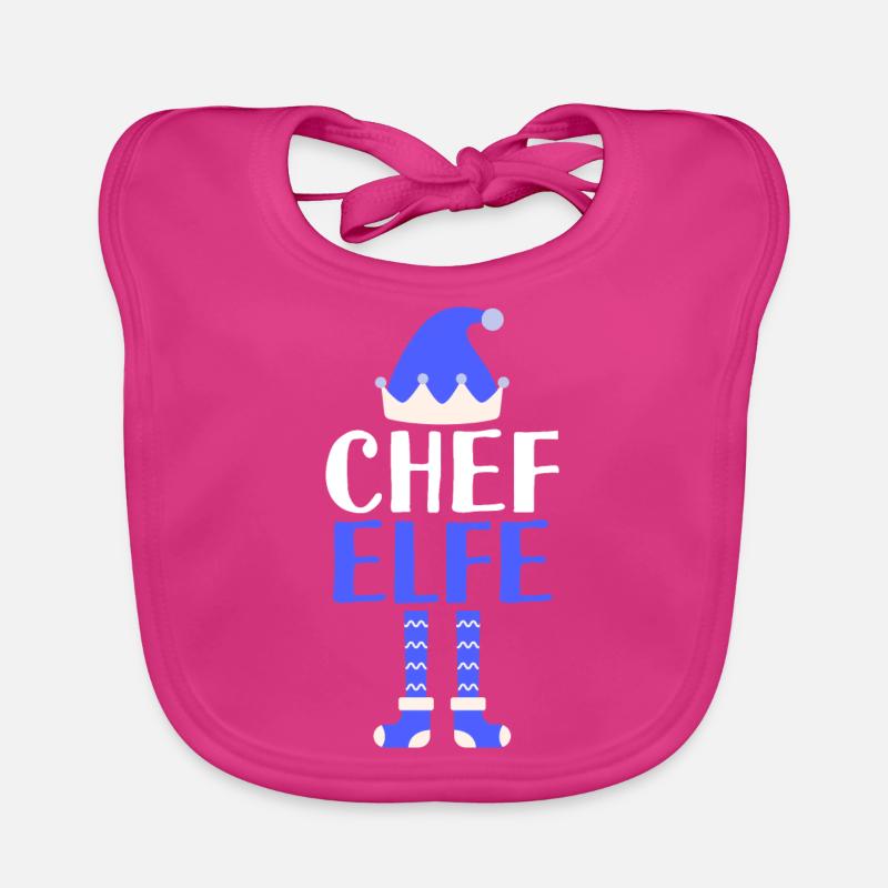 Chef Elfe Chefs Geschenk Baby Bio-Lätzchen