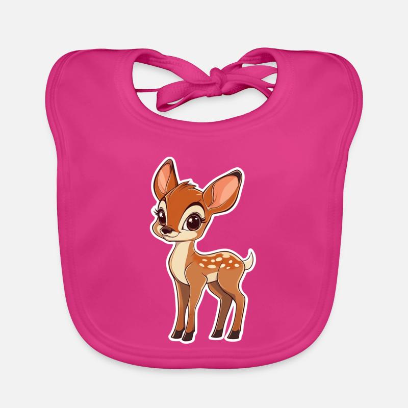 roe deer Organic Baby Bibs