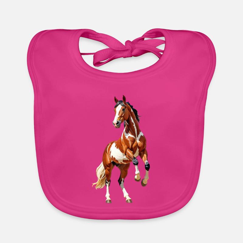 Cheval Bavoir bio Bébé