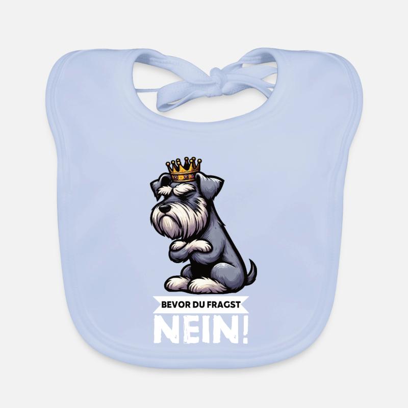 Avant que vous ne demandiez Pas de Schnauzer Géant Bavoir bio Bébé