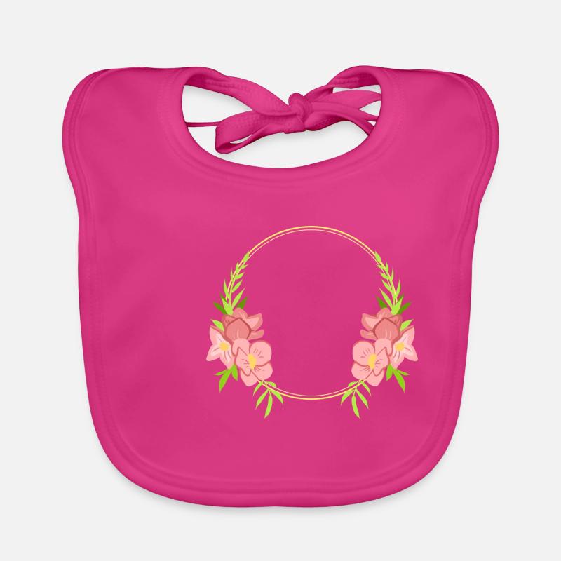 Cercle des fleurs Bavoir bio Bébé