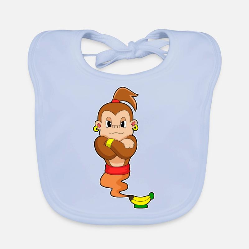 Monkey Genie Organic Baby Bibs