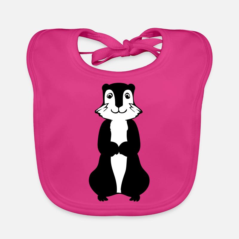Comic Groundhog Organic Baby Bibs