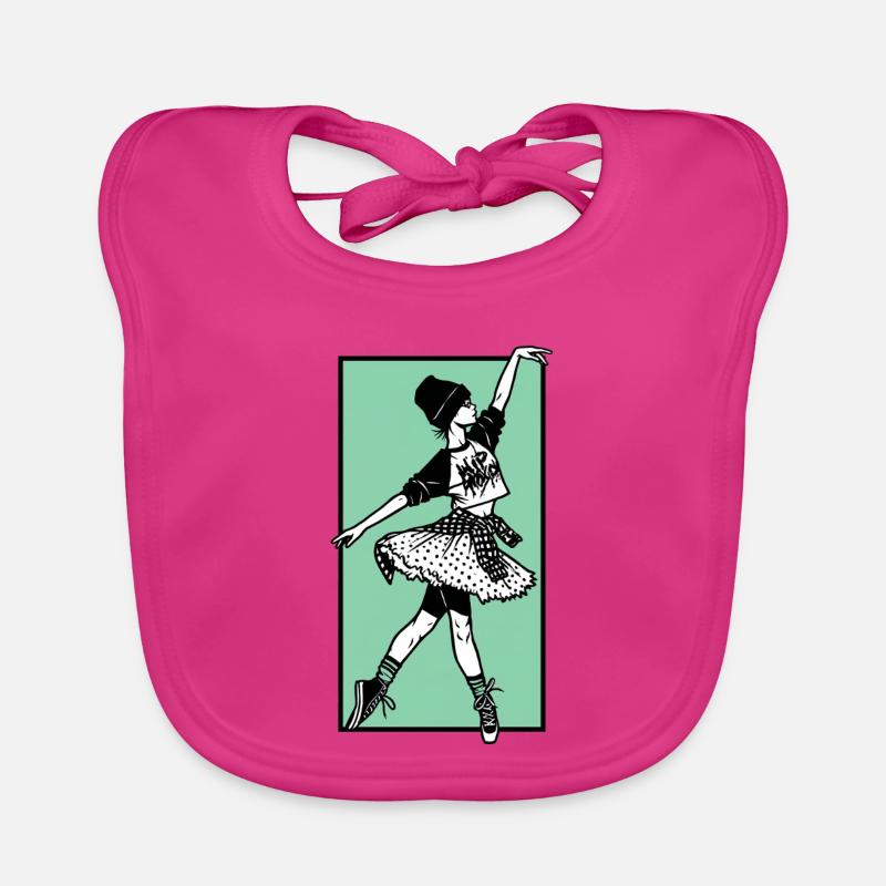 Danseuse #2 Bavoir bio Bébé