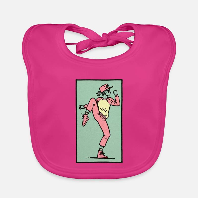 Danseuse #12 Bavoir bio Bébé