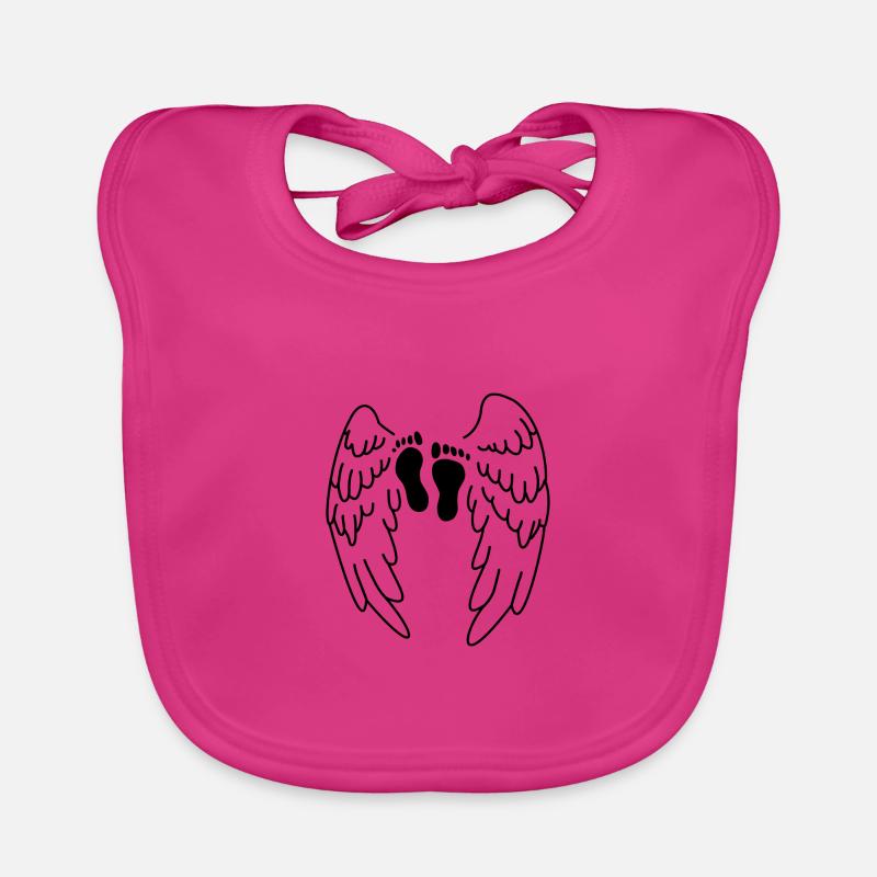 Ailes de pieds de bébé Bavoir bio Bébé