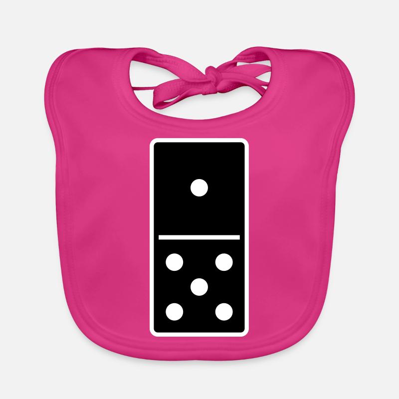 DOMINO STONE 1: 5 - VARIABLE COLOR - VECTOR DESIGN! Organic Baby Bibs