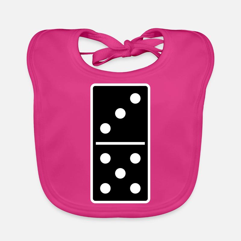 DOMINO STONE 3: 5 - VARIABLE COLOR - VECTOR DESIGN! Organic Baby Bibs