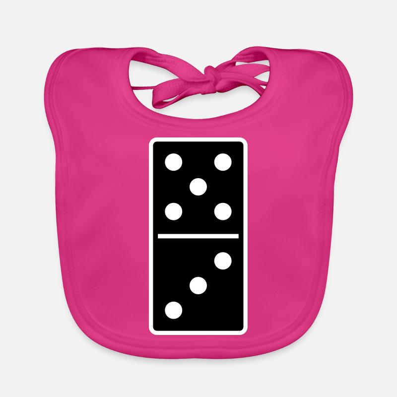 DOMINO STONE 5: 3 - VARIABLE COLOR - VECTOR DESIGN! Organic Baby Bibs