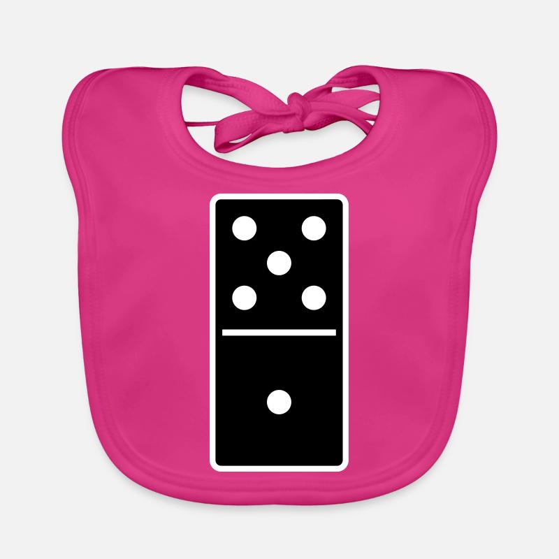 DOMINO STONE 5: 1 - VARIABLE COLOR - VECTOR DESIGN! Organic Baby Bibs