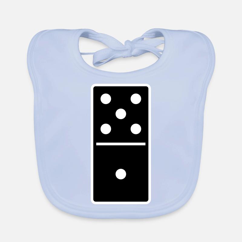 DOMINO STONE 5:1 - VARIABLE COLOR - VECTOR DESIGN! Baby Bio-Lätzchen