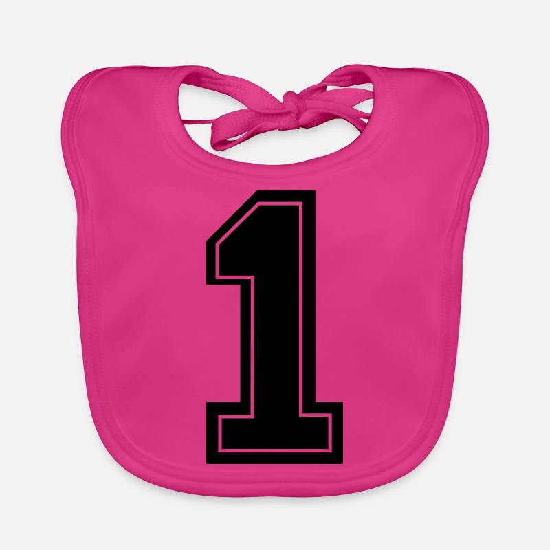 1 - Baby Bio-Lätzchen - Fuchsia