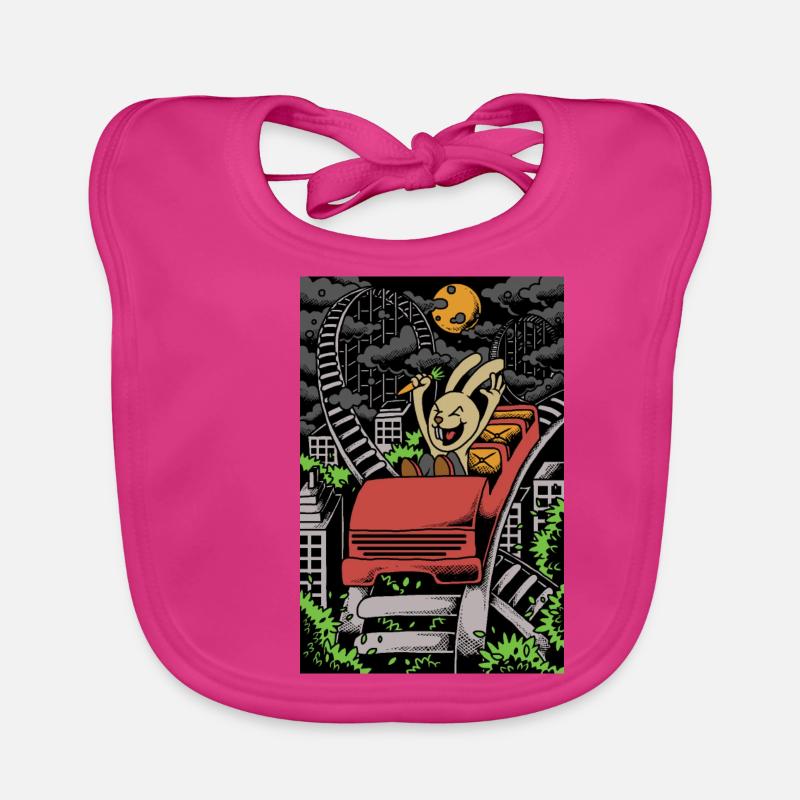 ROULETTE À CAFE Bavoir bio Bébé