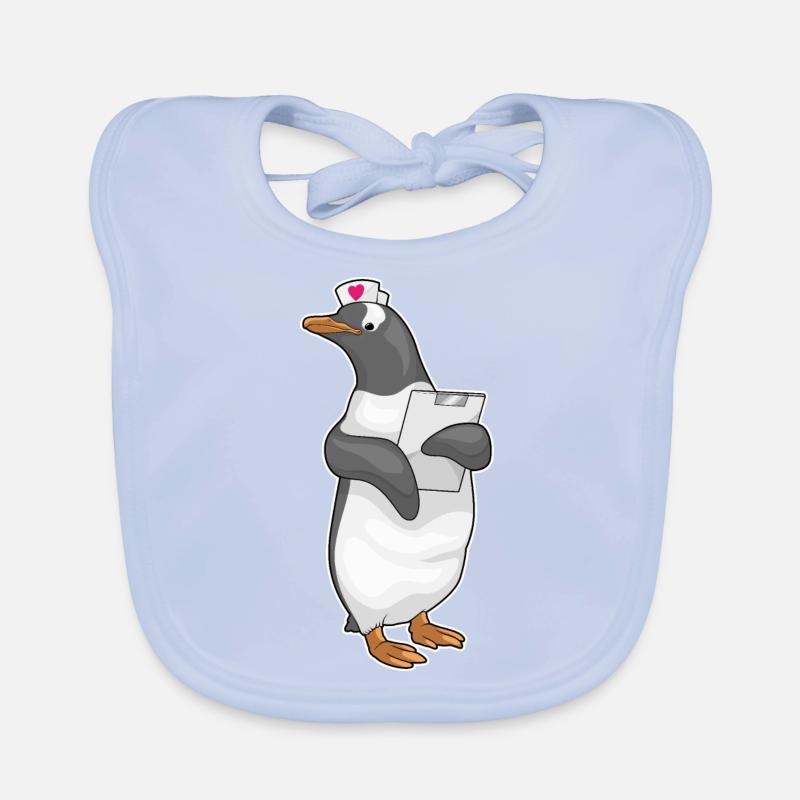 Stéthoscopes d’infirmières pingouins Bavoir bio Bébé