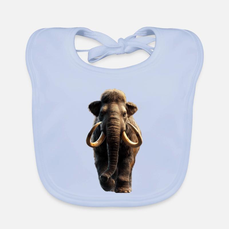 Mammut Wollhaarmammut Eiszeit Mammuts Süßes Mammut Organic Baby Bibs