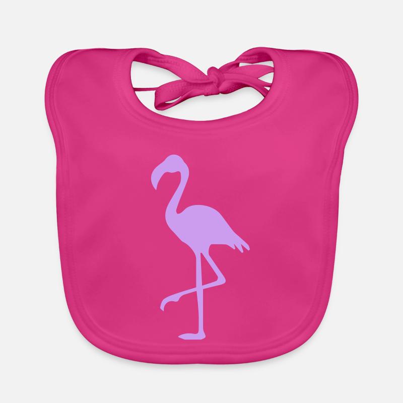 Flamant Bavoir bio Bébé