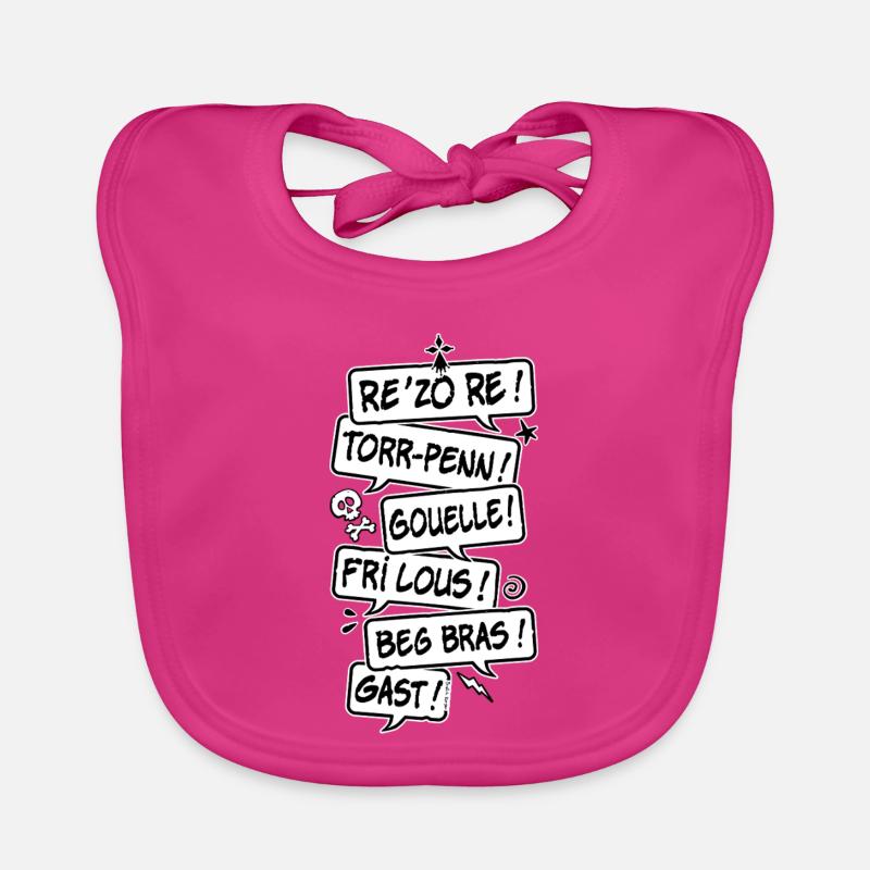 Breton swearing, the basics Organic Baby Bibs