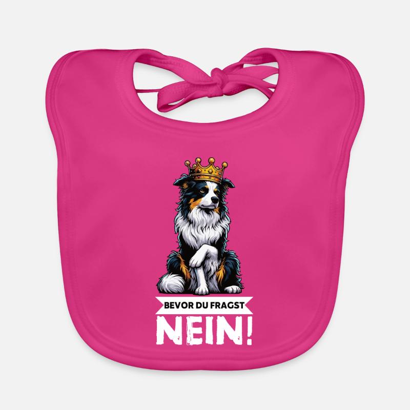 Avant que vous ne demandiez : Berger australien Aussie Aussie Bavoir bio Bébé