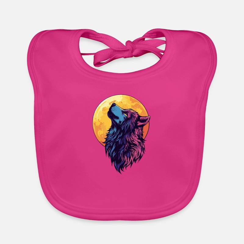 Lune du loup Bavoir bio Bébé