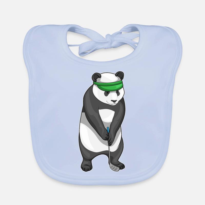 Panda Golf Golfschläger Baby Bio-Lätzchen