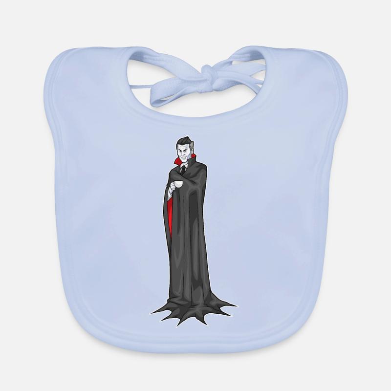 Café d’Halloween vampire Bavoir bio Bébé