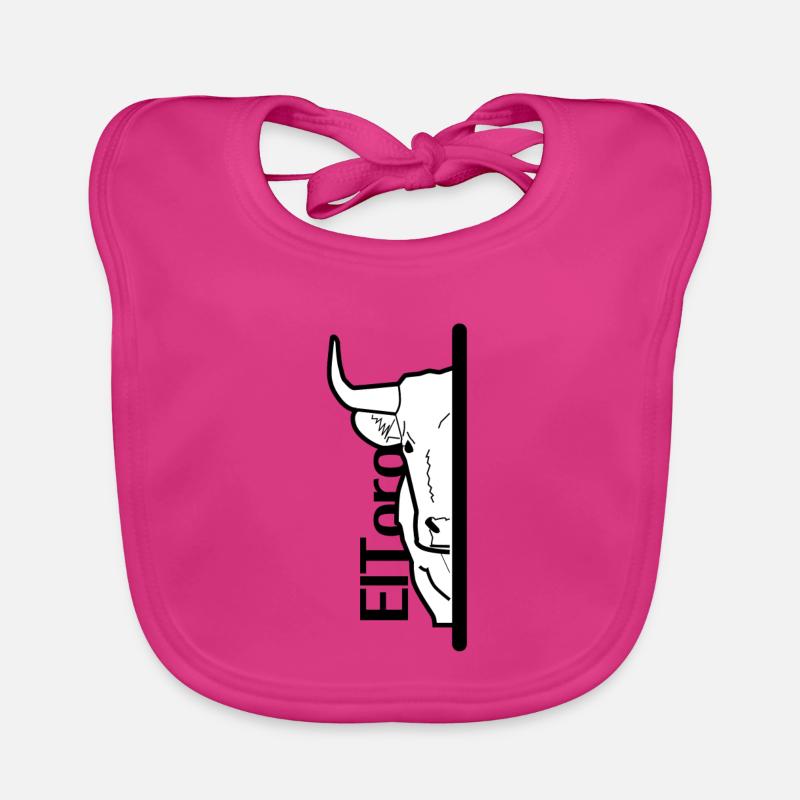 taureau caché Bavoir bio Bébé