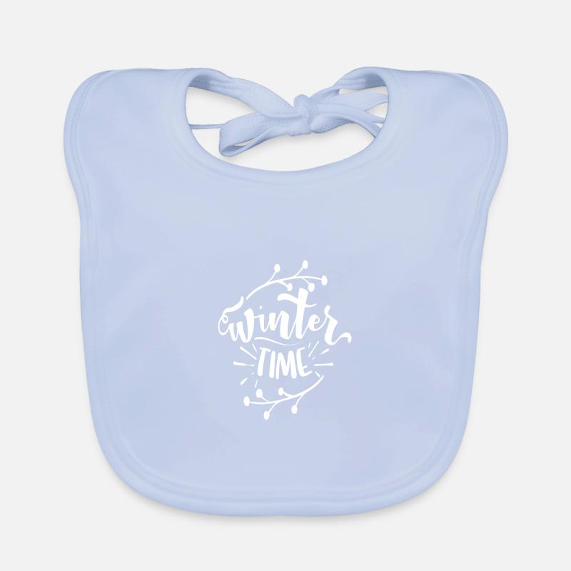 Winter Time Organic Baby Bibs