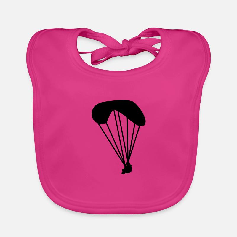 GLEITSCHIRM - Baby Bio-Lätzchen - Fuchsia