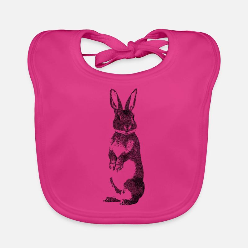 Hase sw Baby Bio-Lätzchen