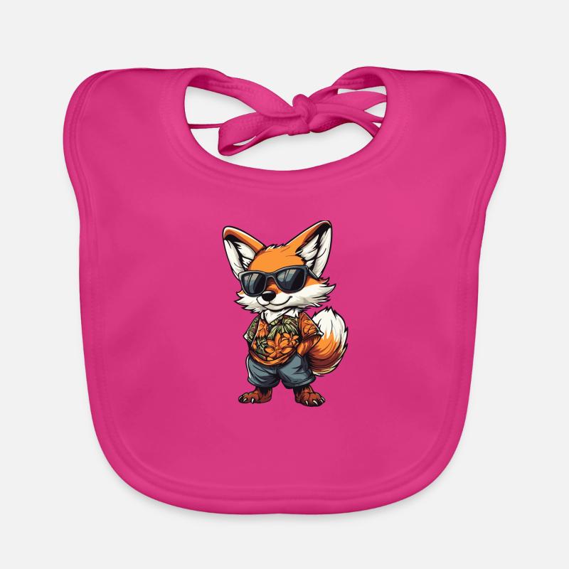 Fox Comic Holiday Bavoir bio Bébé