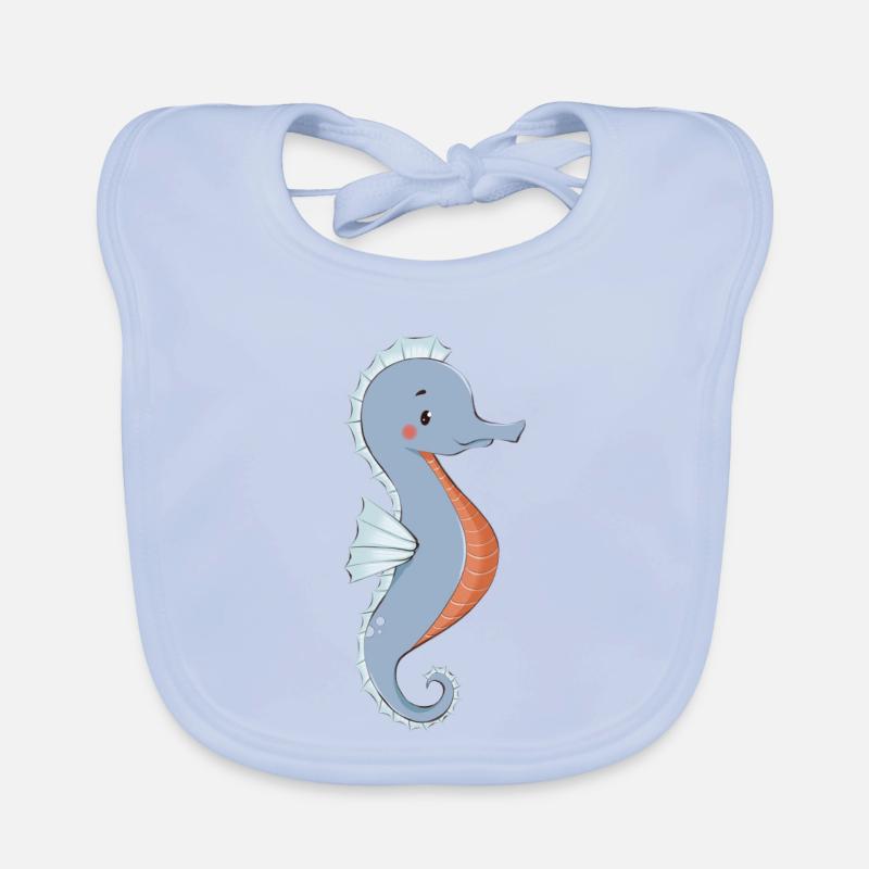 Hippocampe Bavoir bio Bébé