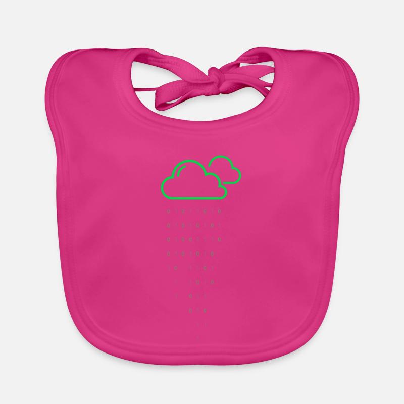 Code de pluie nuageuse Bavoir bio Bébé