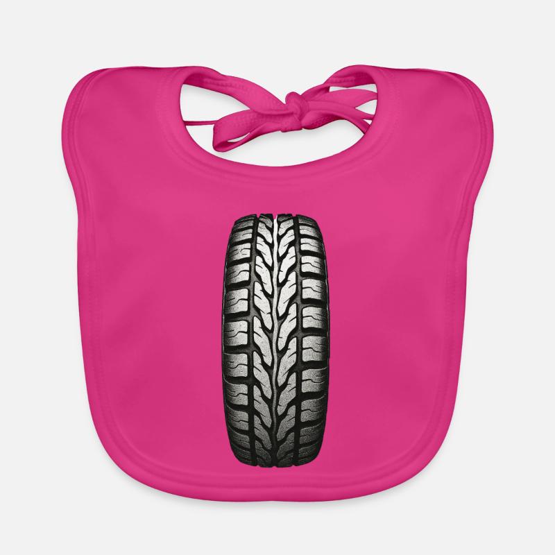 Reifen-Tread Muster Baby Bio-Lätzchen