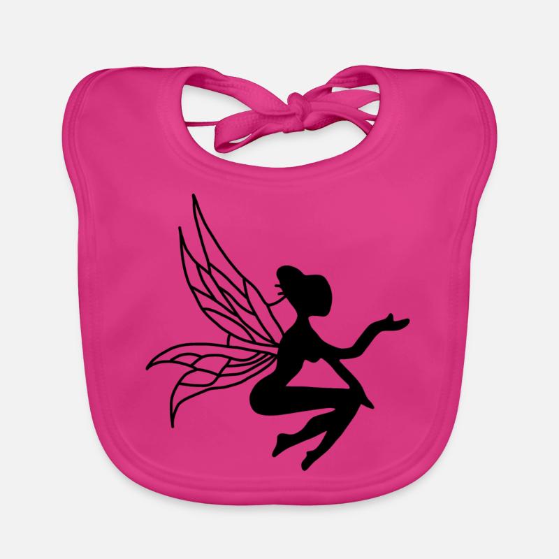 Fee - Baby Bio-Lätzchen - Fuchsia