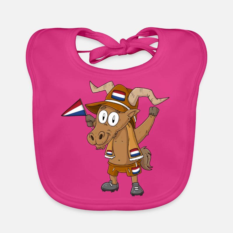 Éventail Capricorne Hollandais Bavoir bio Bébé