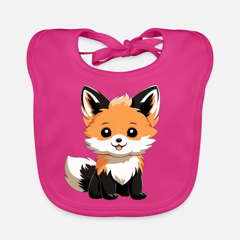 Cute Fox Organic Baby Bibs