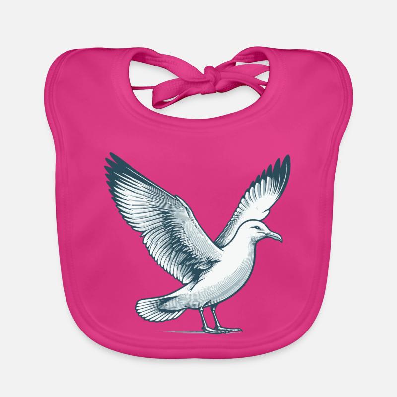 Mouette Bavoir bio Bébé