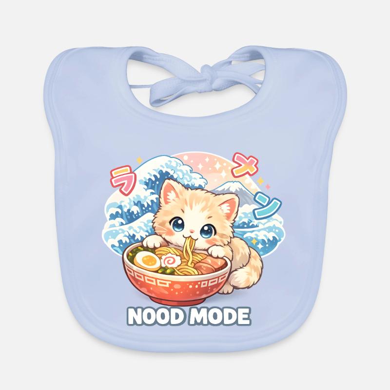 Ramen Nudeln Kawaii Katze Baby Bio-Lätzchen
